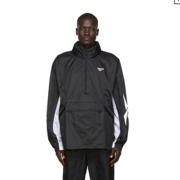 NWT Reebok Classics Black Classic Team JacketM